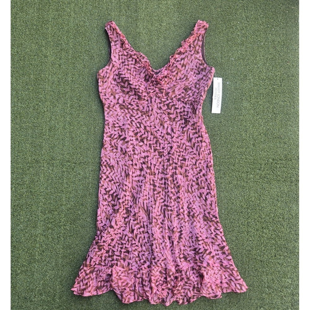 Maggy London Petites Women's Dress Pink/brown